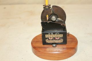 Antique Us Automatic Pencil Sharpener Patented 1907 Complete With Drawer Great