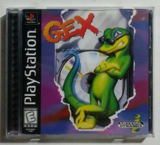 Gex Sony Playstation 1 Vintage Game 1996 Complete And - Ps1 Black Label
