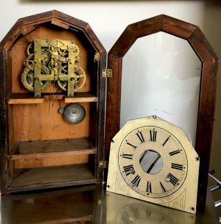 Antique Ithaca Calendar Clock Co.  Calendar No.  11 Upper Half For Parts/repair