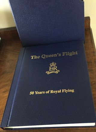Books Aeronautica Collectables; The Queens Flight 50 Years Of Royal Flying.  Fine