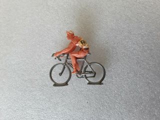 Cycliste Plastique,  Vélo Métal Tour De France Vintage Figurine Faema B
