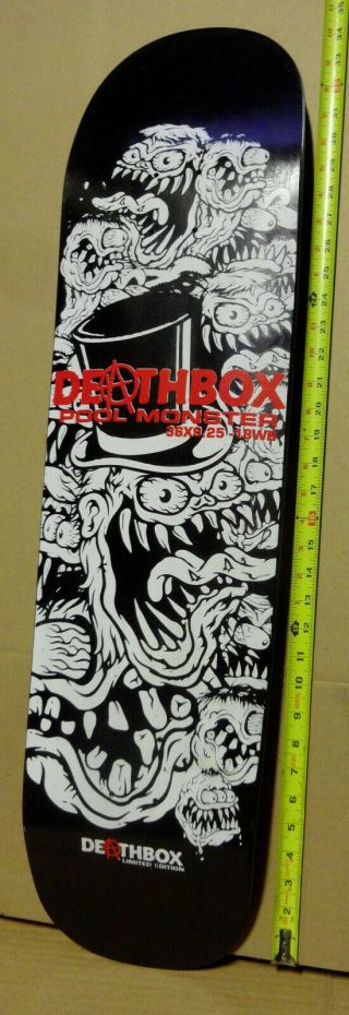 Vintage Skateboard Deathbox Team Deck 2002 Z Flex Santa Cruz