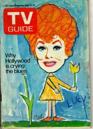 Vintage Tv Guide - June 12th.  - 1971 - 
