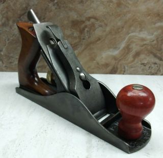 Vtg.  Great Neck No.  G - 3 Smooth Sole Bench Plane 9 " L,  1/3/4 " Iron - 3 Size Usa