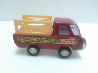 Buddy L 1979 Vintage Collectible Red Farm Truck Wagon Bed Made In Japan