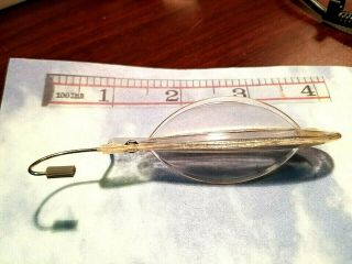 Vintage 1970 ' s TRAVELING FISHING LURE Bellah PAT.  No.  3744175 Clear/Silver Foil 3