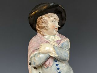Antique Ralph Wood Staffordshire Figure 18th Century Winter Boy Pearlware 2