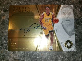 2019 - 20 Panini Opulence Golden Vintage Rick Fox On Card Auto /25 Lakers