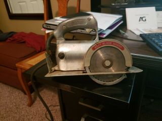 Antique Porter Cable Guild Circular Saw With Steel Casse Model A4
