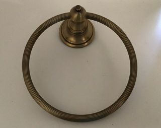 Baldwin “premium” Solid Antique Brass Towel Ring