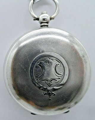 A Very Good Antique silver Pocket Watch by J G Graves Sheffield 1902 3