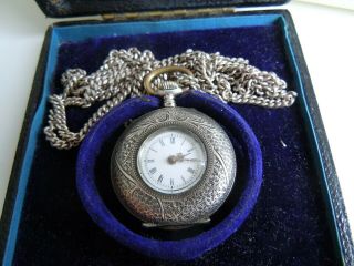 Antique Imperial Russian Silver 84 Watch In 19th Century