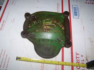 Vintage John Deere Cast Iron Inspection Plate John Deere Logo Etc.