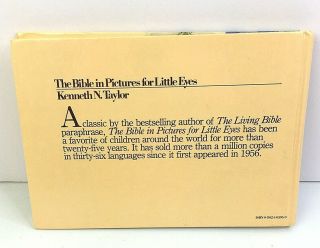 Vintage The Bible in Pictures for Little Eyes 1982 by Kenneth N.  Taylor 18A 2