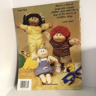 Cabbage Patch Kids Designer 25 outfits Clothes Pattern Book 7686 Patterns Uncut 2