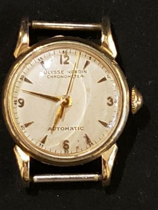 Vintage Ulysse Nardin Chronometer Co Automatic Women Watch 10k Gold