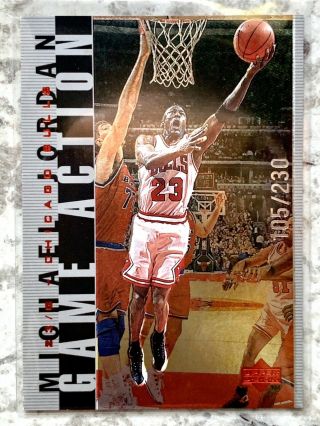 Michael Jordan 1998 Upper Deck Game Action G21 105/230 Chicago Bulls Basketball