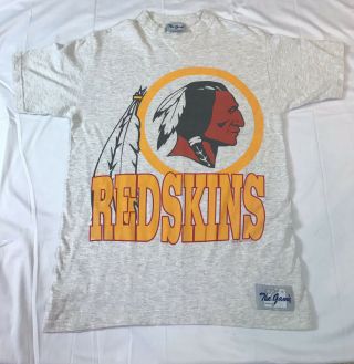 Vintage Redskins 1993 The Game T Shirt Nicely Faded Mens Large Nfl