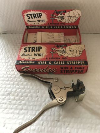 Vintage Speedex Co Wire Cable Stripper