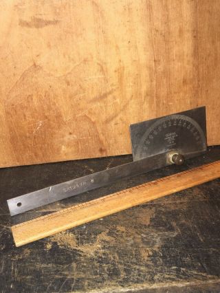 Vintage General Hardware No.  17 Protractor Gauge Machinist Woodworking Tool