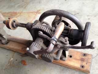 Vintage Cast Iron Champion Blower & Forge Co.  Antique Drill Press