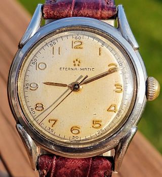 Eterna•matic 1959 17 Jewels Automatic Wristwatch Cal.  1248t Swiss Made