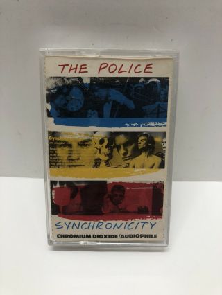 Vintage Cassette Tape The Police Synchronicity A&m 1983 Every Breath You Take