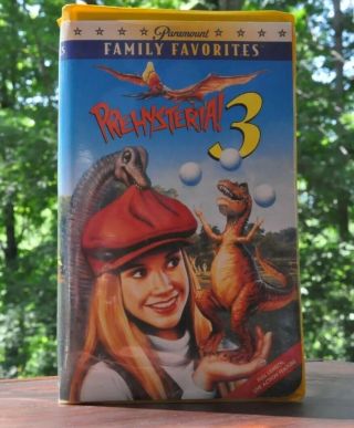 Prehysteria 3 (vhs Clamshell,  1995) Kids Comedy Golf 90s Vintage Yellow