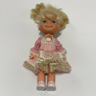 Vintage 1988 Mattel Cupcake Cherry Merry Muffin Blonde Doll 6 "