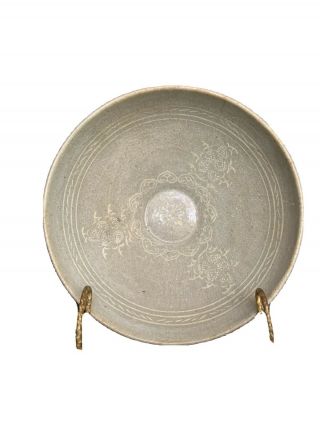 Antique Chinese Longquan Celadon Glaze Bowl Yuan Ming Dynasty ?