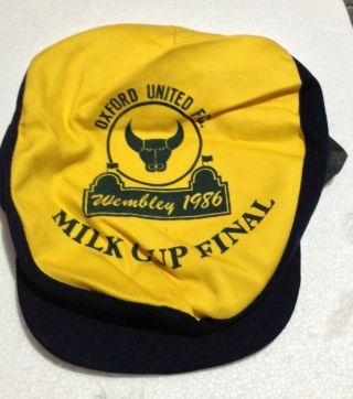 Oxford United League Cup Final Vintage 1980s Cap - Unworn - Postfree To Uk