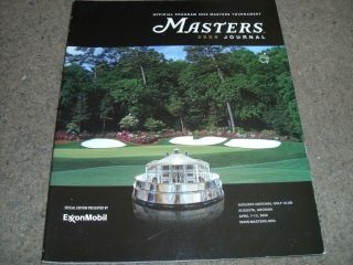 Vintage 2008 Us Masters Golf Official Programme @ Augusta 7 - 13th March 2008