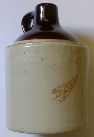 Antique Red Wing One Half Gallon Brown Top Wing Jug