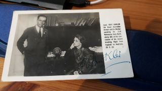 Bert Hinkler Signed Postcard And Photos - All Not Copies
