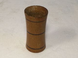 Vintage Wooden Dice Shaker