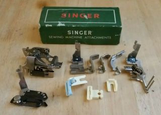 Vintage Singer Sewing Machine Attachments For Class 301 Machines 160623 W/box.