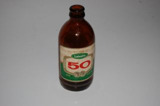 Vintage Labatt’s 50 Ale Stubby Amber Beer 341 Ml Bottle