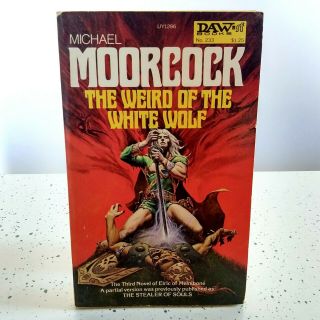 Vintage The Weird Of The White Wolf Michael Moorcock 70s Science Fiction Pb Book