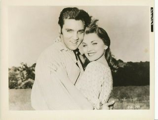 Elvis Presley Debra Paget Candid Vintage Love Me Tender Portrait Photo