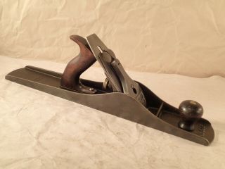 Antique Stanley Bed Rock No.  606 Fore Smooth Plane,  Type 3 (1900 - 1908) Round Top