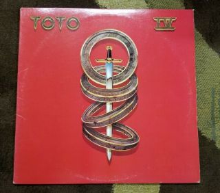 Vintage 1982 Toto Iv Lp - Columbia Records (fc - 37728) Nm,