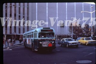Duplicate Slide Bus Gmc 2660 Mabstoa York City 1960 