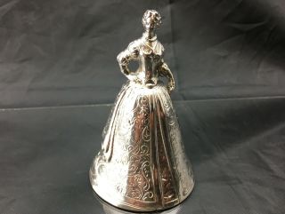 Antique Silver Table Bell - Chester 1912 - Berthold Muller - Stunning Item