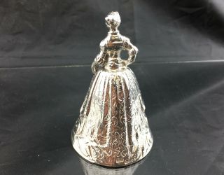 ANTIQUE silver TABLE BELL - Chester 1912 - Berthold Muller - Stunning item 2