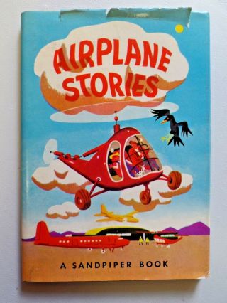 Vintage Airplane Stories By Marion Conger A Sandpiper Book 1951 Hardcover W/ Dj