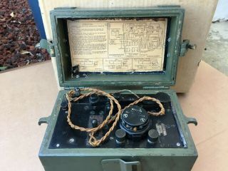 Antique Wwi Us Army Signal Corps Buzzer Telephone Morse Code Western Electric