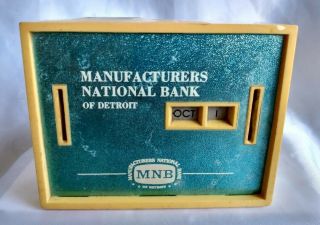 Vintage Allcoin Calendar Bank Manufacturers National Bank Of Detroit Key Inc