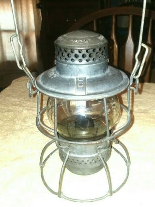 Rare N&w Ry Embossed Armspear Manfg Co.  Railroad Lantern,  1925 Date,