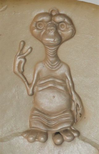 Vintage 9” Rubber Spin Casting Mold E.  T.  Et The Extraterrestrial Figure Pendant