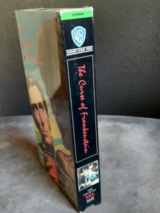 Vtg The Curse of Frankenstein 1957 VHS 1980s Peter Cushing Horror Classic Film 2
